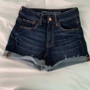 AE High Rise Jean Shorts - 2